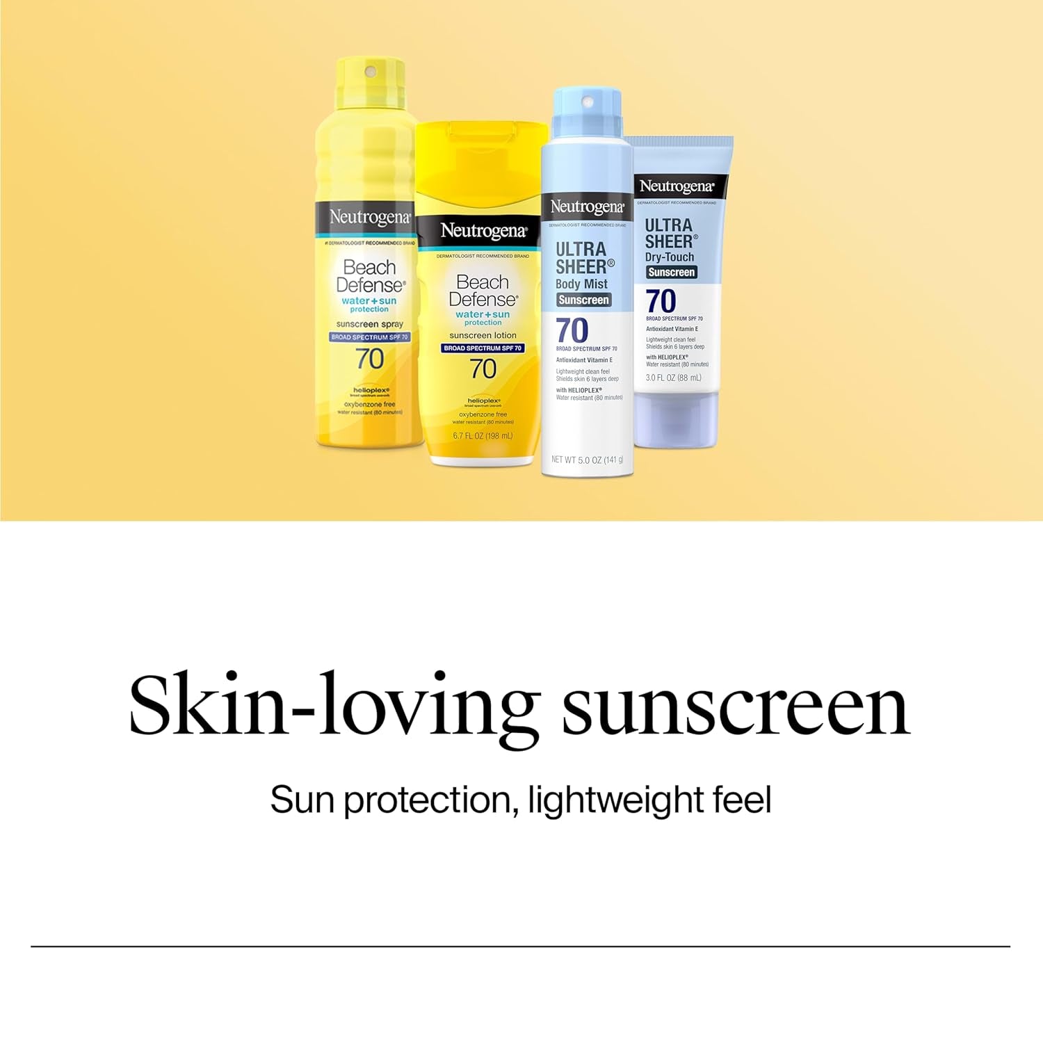 Neutrogena Ultra Sheer Dry-Touch Water Resistant and Non-Greasy Sunscreen Lotion with Broad Spectrum SPF 45, Tsa-Compliant Travel Size, 3 Fl Oz, Pack of 2, 6 Fl Oz